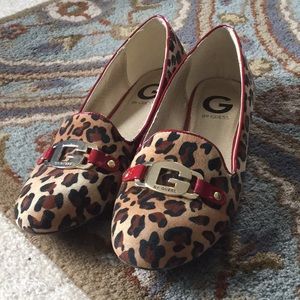 G by Guess Leopard Flats 7.5